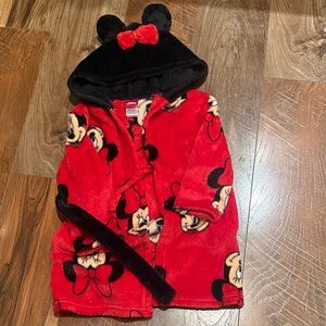 Minnie toddler robe